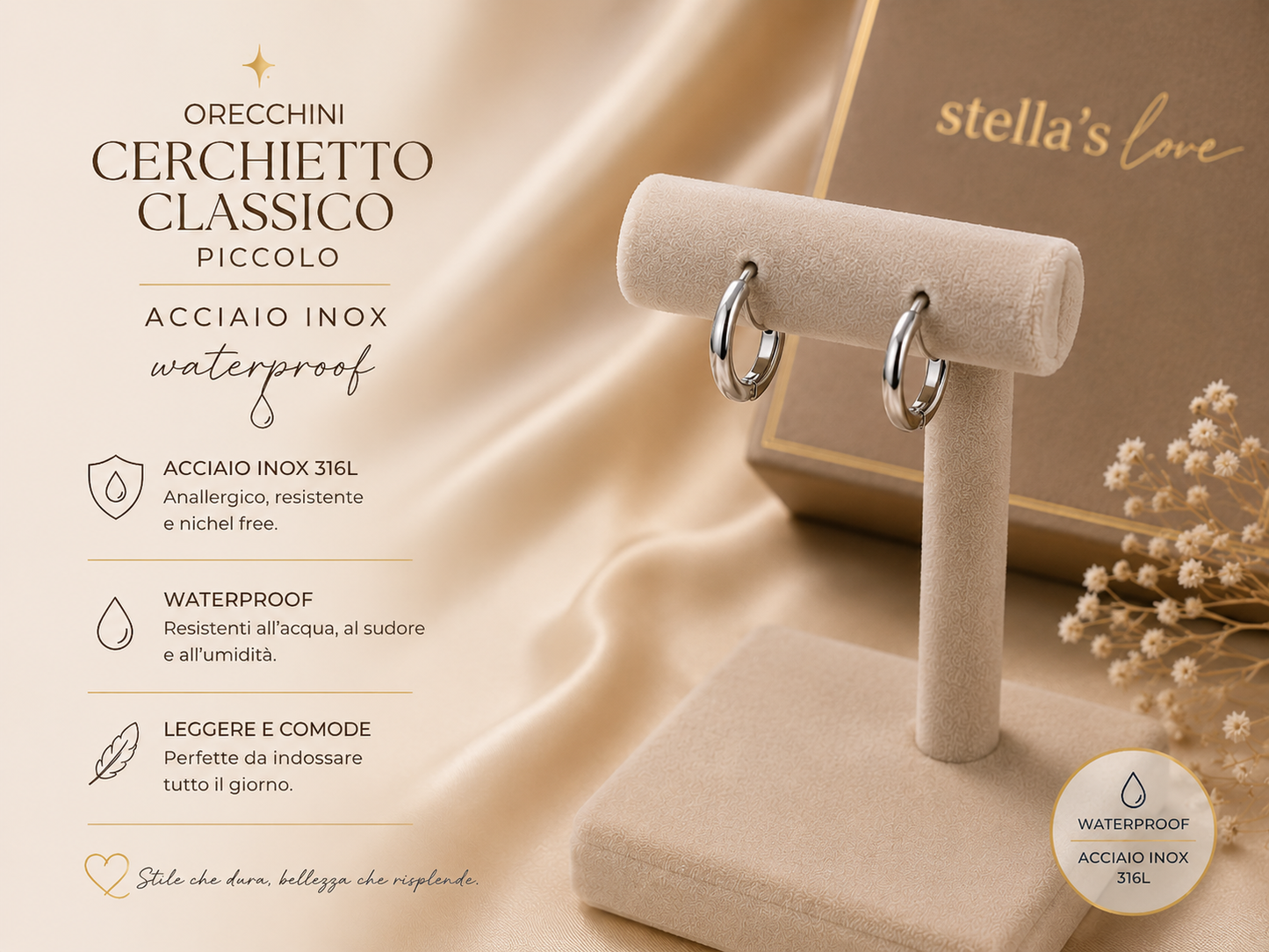 Orecchini Espositore _Acciaio Inox