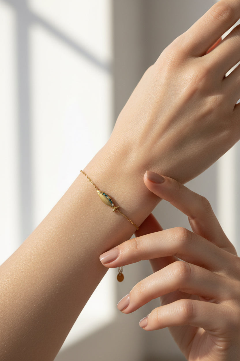 BRACCIALE PSCE-ACCIAIO DORATO WATERPROOF