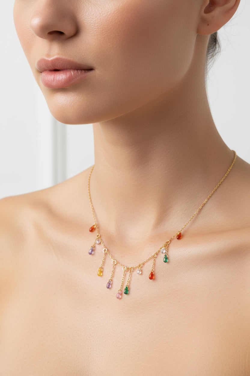 COLLANA -ACCIAIO DORATO WATERPROOF