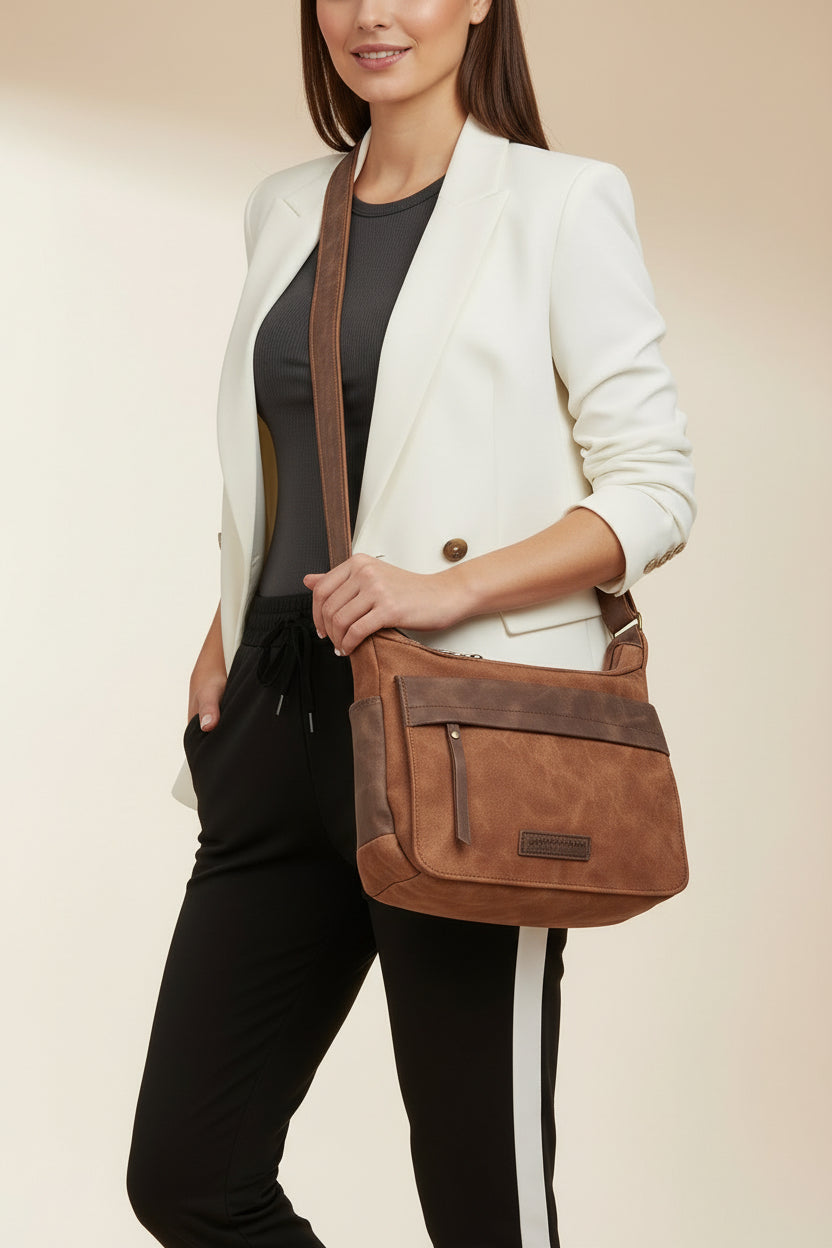 BORSA TRACOLLA ECOPELLE