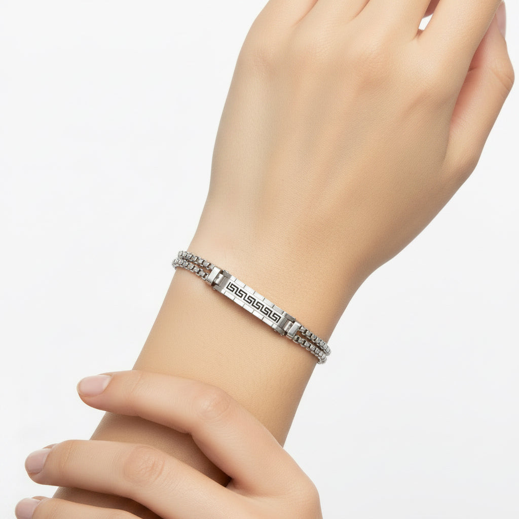 BRACCIALE UOMO  -ACCIAIO 316L