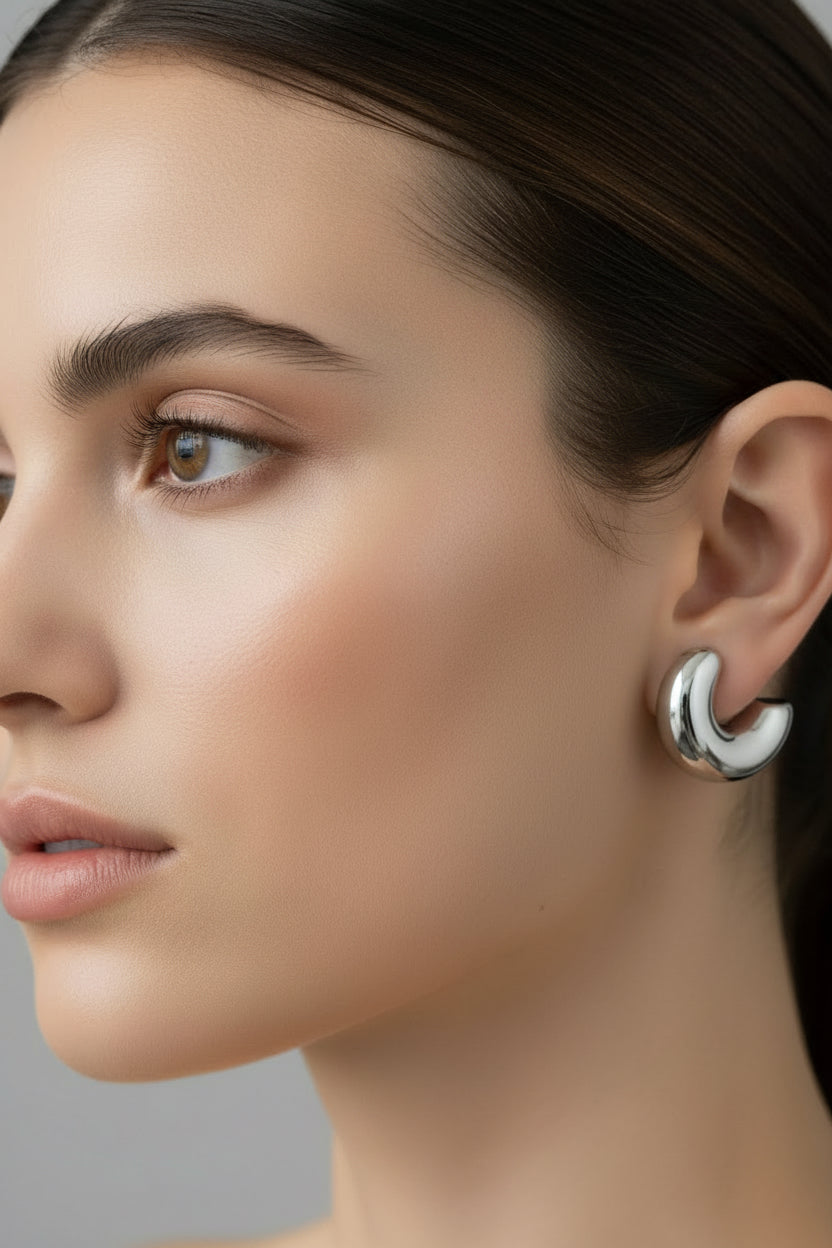 EAR CUF-BOMBATO ACCIAIO 316L