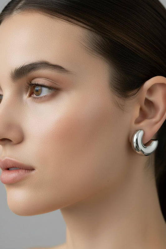 EAR CUF-BOMBATO ACCIAIO 316L