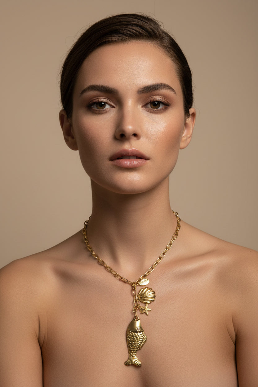 COLLANA MARE-ACCIAIO 316L