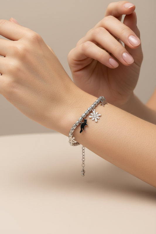 BRACCIALE ANIMALI  -ACCIAIO INOX