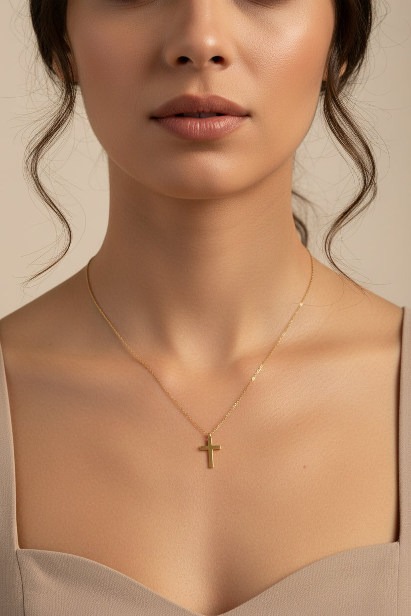 COLLANA CROCE-ACCIAIO