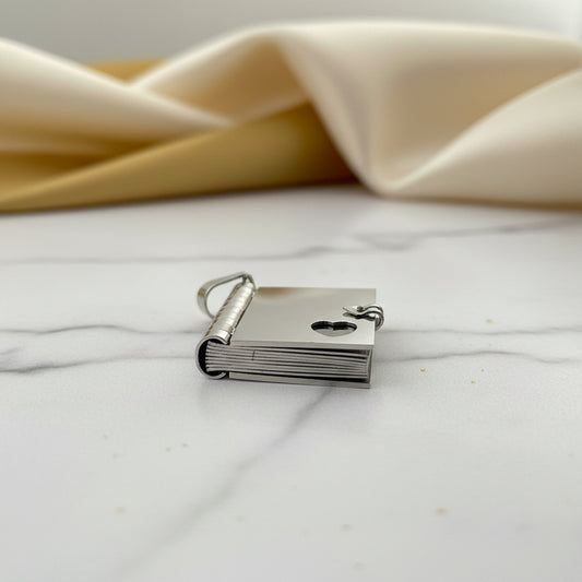 CHARMS DIARIO SEGRETO -ACCIAIO INOX 316L