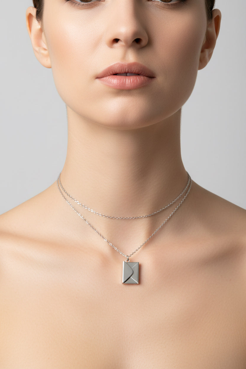 COLLANA LETTERE-ACCIAIO INOX WATERPROOF