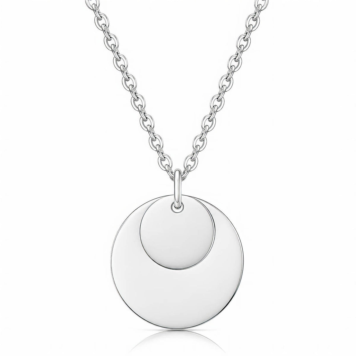 Engraving-ready Stainless Steel Necklace - Intensity