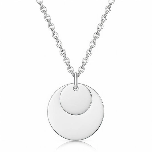 Engraving-ready Stainless Steel Necklace - Intensity