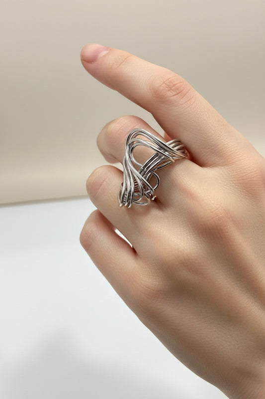 ANELLO APERTO REGOLABILE MULTIFILO-ACCIAIO INOX 316L