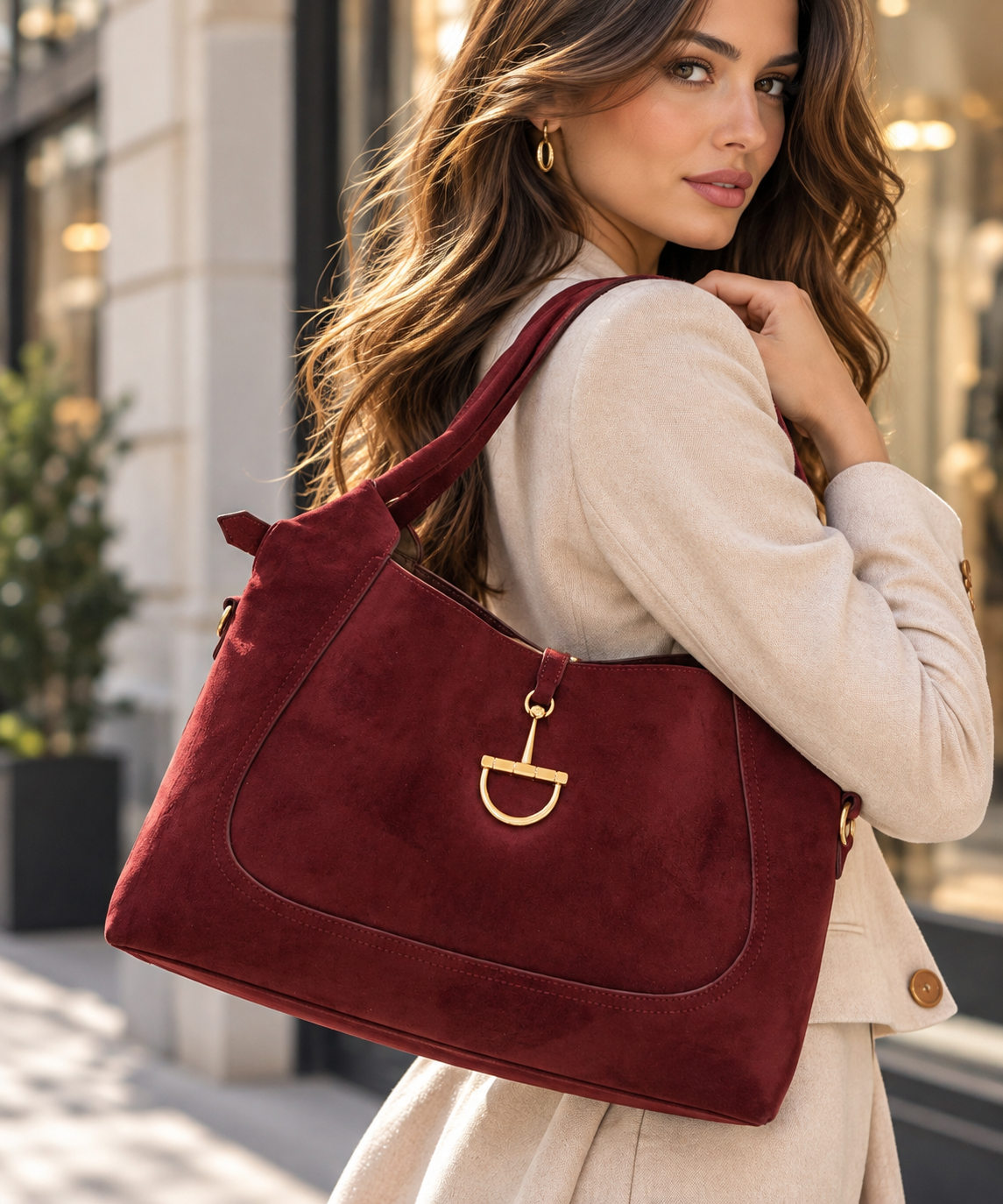 BORSA TRACOLLA - POLYESTERE