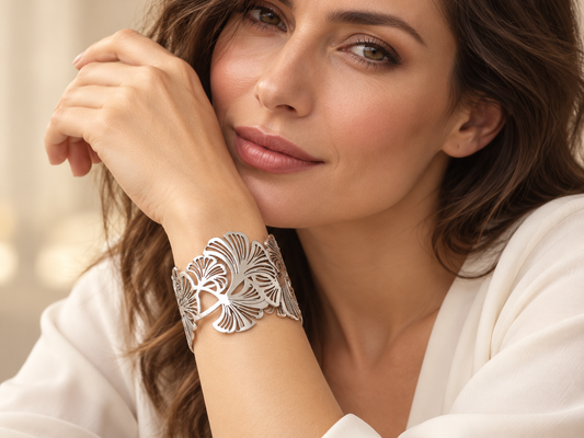 BRACCIALE SEMIRIGIDO REGOLABILE TRAFORATO-ACCIAIO 316L